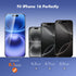 UNBREAKcable 3 Pack Screen Protector for iPhone 16, Military Grade Shatterproof, Easy Installation Tool