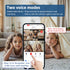 Indoor Baby-Pet-Camera with Two-Way Video & Audio, 1.5" Display PTZ Camera with Mobile App, 2.4G WiFi for Home