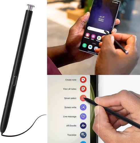 2 Pack Galaxy S23 Ultra Pen Replacement without Bluetooth for Samsung Galaxy S23 Ultra 5G (Lavender)