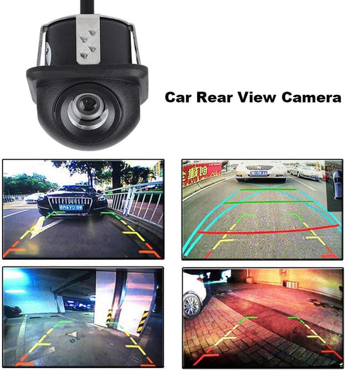 Zopsc Rear View Camera 12V 170°Car Wide Viewing Angle Car Reversing Backup Rear View Mirror Camera Night Vision Camera Car Parking