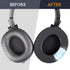 SOULWIT Replacement Earpad for Audio-Technica ATH M50X/M40X, HyperX Cloud/Alpha, SteelSeries Arctis Ear Cushion