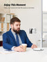 Cell Phone Stand, Adjustable Height & Angle Gooseneck Holder for Desk, Aluminum Alloy for 3.5"-7" Devices