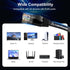 6 100 10Gbps PS4/5, Cat Ethernet Cable ft, Indoor&Outdoor, High Speed Internet Network, Pure Copper Flat Ethernet Patch
