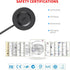 Replacement USB Charger Cable for iTouch Wearables Air 3 & Sport 3 Smartwatch, Compatible Charging Base (Black)
