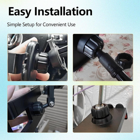 6 Pack Car Phone Mount Replacement Parts, Tightening Nut for Replacement Car Mount Screw-On Ball-Joint Fixed Adapter