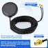 Superbat 4G 4G LTE Cellular GPS Adhesive Magnetic Mount Combination Antenna with SMA Male Connector for LTE Industrial
