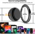 Smooth Alloy Phone Ring Grip Holder, 360 Rotation Finger Ring Kickstand for iPhone, iPad, Samsung, All Smartphones