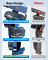 YRU 2024 Ultimate Car Phone Holder Mount with Bendable & Adjustable Aluminum Arm for iPhone 15 14 13 12 Pro Max