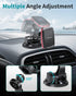 APPS2Car Magnetic Car Phone Mount with Adjustable Arm & 6 Strong Magnets for iPhone 13 Pro 12 Pro Xs XS Max XR, Samsung