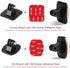 HSU Adhesive Mounts - Helmet Adhesive Sticky Mounts Flat & Curved 3M Mount for All GoPro and Other Action Cameras