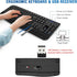 EDJO Wireless Keyboard and Mouse Combo, Full-Sized Ergonomic Computer Keyboard with Wrist Rest and 3 Level DPI
