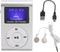 ciciglow Mini MP3 Player,Mini LCD Screen Display USB Player,with Earphones,Ultra-Light Clip-on Player,Metal Shell,Support