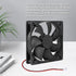 2Pcs DC 12V 12025 Cooling Fan 120x120x25mm for Computer Case and Server Chassis