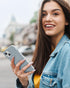 iPhone 15 Case, Silicone Phone Case with Military Grade Drop Protection, Shockproof Cover - Blue Grey