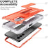 FITO Dual Layer Shockproof Case for Samsung Galaxy A32 5G, with Screen Protector, Built-in Kickstand, Orange