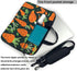 JIPOFD seamless Happy carrot pattern Print Structured Laptop Bag Oxford Cloth Briefcase Padded Shoulder Case with Front