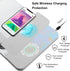15W Wireless Charging Mouse Pad with Detachable Wrist Support and 20W Power Adapter, Fast QI Wireless Phone Charger