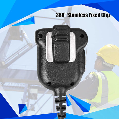 Retevis RT29 Ailunce HD1 Radio Microphone, Original Shoulder Speaker Mic, Compatible with RT29 RT48 NR30 - IP55
