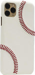 mcmadley Baseball Phone Case for iPhone 15 - Thin Protective Grip, Authentic Leather Cover with Raised Red Hand