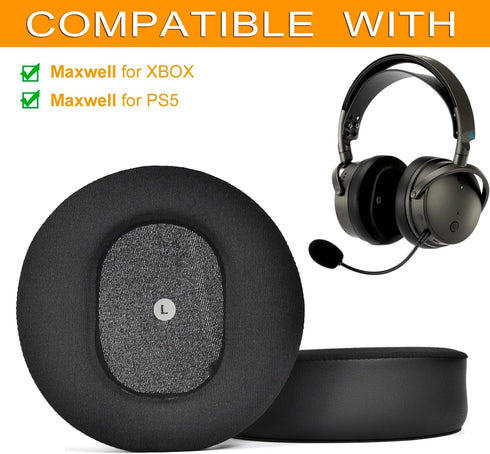 Maxwell Cushions, Cooling Gel Replacement Earpads Compatible with Audeze Maxwell Headphones, Noise Isolation Foam