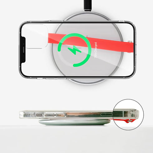 Bilymate (3 Pack) Reusable Silicone Phone Grip Strap - Wireless Charging Compatible, Detachable Loop Holder for iPhone