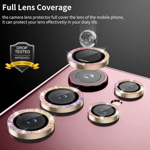 Camera Lens Protector for Samsung Galaxy S22 Ultra - Scratch-Proof, Drop-Proof Alloy Phone Screen Cover
