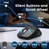 CITLLA BT1 BT2), 4-Way Wireless Bluetooth Mouse (USB + + Full Size Mouse, Scrolling, Multi-Device Silent for Computer