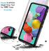 Lanhiem for Samsung Galaxy A51 Case, IP68 Waterproof Dustproof with Built-in Screen Protector, Heavy Duty Phone Case