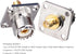 SMA Female to UHF Female Jack Panel Chassis Mount RF Coax Adapter, 2 Pack for Jumper Cable