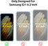 YmhxcY for Galaxy S21 5G Case with 3D Curved Screen Protector, Armor Grade Case with Rotating Holder (Black)