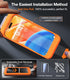 iPhone 15 Pro Max Screen Protector - TORRAS Diamond Shield, 9H+ Military-Grade, Unbreakable Tempered Glass, Full