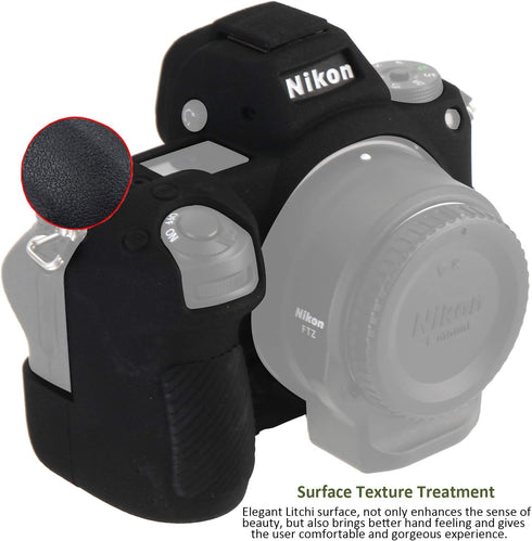 Camera Case Compatible with Nikon Z6 Z7 Z6 II Z7 II Digital Camera, Anti-Scratch Soft Silicone Rubber Housing Case