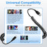 Coiled 3FT USB to USB C Car Charger Cord for iPhone 15/15 Pro/15 Pro Max/15 Plus, Fast Charging for Samsung Galaxy