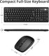 SIIG Jk-WR0T12-S1 Standard Size 102Key Wireless Keyboard with 3Button Wireless Optical Mouse in Black