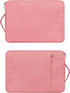 RAINYEAR 15.6 Inch Laptop Sleeve Case, Padded Briefcase with Handle Strap for Chromebook, Pink