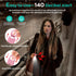 Fauxomor 140dB 3 Pack Personal Safety Alarm for Women, Safe Alarm Protection Keychain with Strobe Light & Low Battery