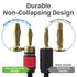 FosPower Deadbolt Banana Plugs 6 Pairs / 12 pcs, Screwless Type 24k Gold Plated Banana Speaker Plug Connectors for