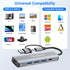 Denlane 3.0 5 2 4-Port 3.0 1000Mbps RJ45 USB C USB to Ethernet Adapter, in Gigabit USB Ethernet Hub for Laptop