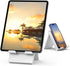 SAIJI Adjustable Tablet Stand Holder, Portable Foldable Desktop Dock for iPad, iPhone, Nintendo Switch, Samsung Galaxy