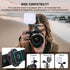 Mechrig 1/4" (62034) Dual Cold Shoe Extension Bar Mount, Aluminum Dual Hot Shoe Mount Bracket with Thread & Cable Slot