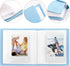 52 Pockets Mini Photo Album for Fujifilm Instax Mini, Polaroid Snap, Z2300, SocialMatic Cameras & Zip Printer (Blue,