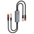 TEKERA RCA Ground Loop Isolator - Audio Filter with Dual Channel, Amplifier Noise Filter for Car Audio/Home Stereo