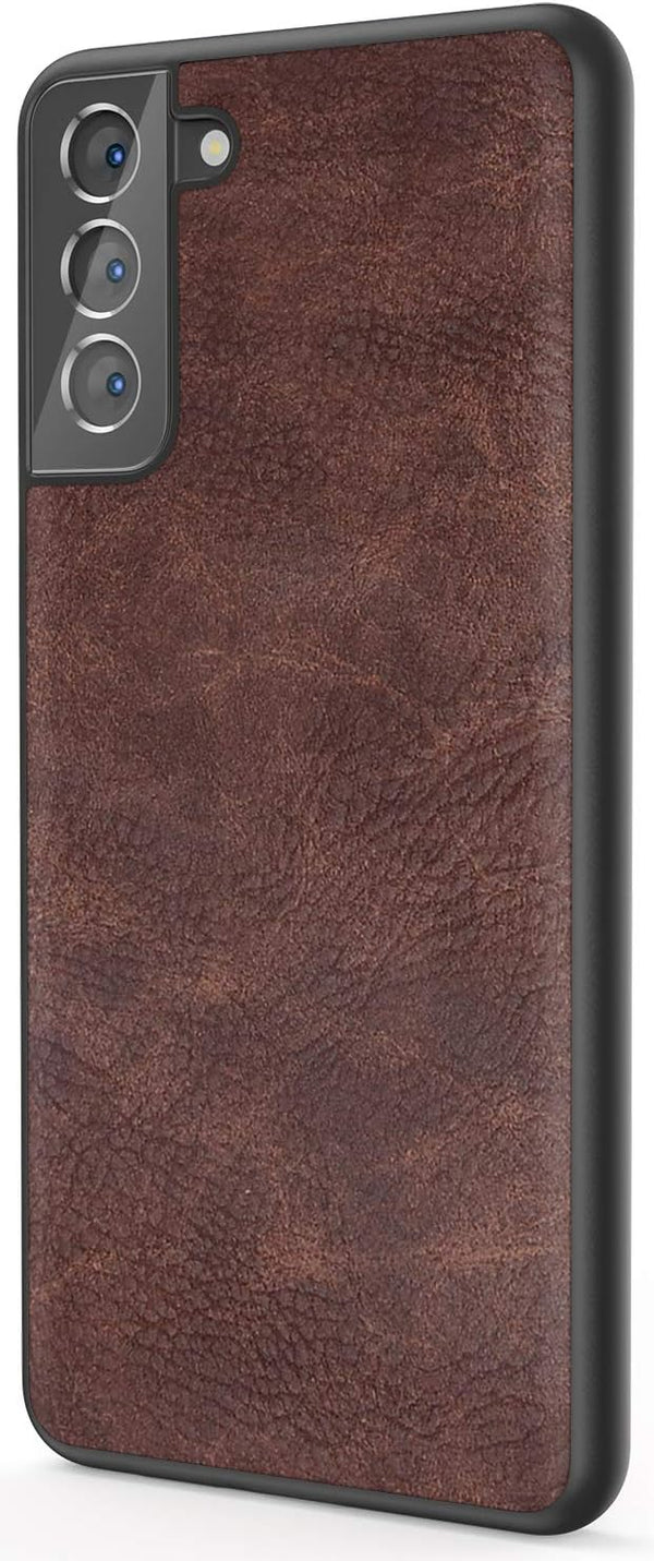 SALAWAT Galaxy S21 Plus Case - Slim PU Leather Vintage Shockproof Cover for Samsung Galaxy S21 Plus 6.7inch