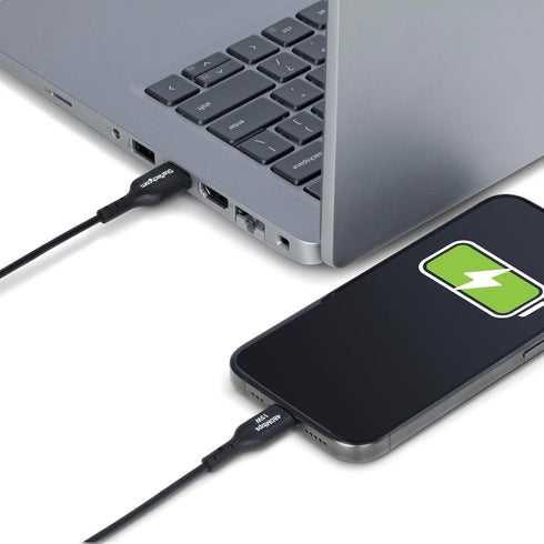 StarTech.com 15ft (4.5m) 3A, 2.0, USB-A to USB-C Charging Cable, Charge & Sync, USB TPE Jacket, Black USB Charging Cord