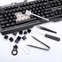Keycap Remover Tools Kit, 6 Pieces Keycap Switch Puller Keyboard Cleaning Set Key Caps Removal Tool Keycap Tweezers for Mechanical Keyboard DIY