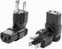JSADZKJ 3 Prong Power Adapter, 90 Degree 5-15P to C13 Power Convertor (2 Pcs)