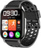 Popglory P66 Smart Watch Bands, Lamshaw Silicone Replacement Sport Strap with Metal Buckle