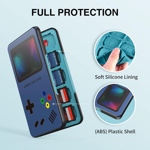 HEIYING 20 20 SD Card Holder for SD/TF Cards,Portable Memory Card Storage Case Compatible with SDXC SDHC and TF Cards