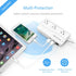 Universal Travel Adapter, 220V to 110V Voltage Converter with 6A 4-Port USB Charging for 150+ Countries