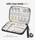 Zealearn 24 USB Flash Drive Case with Labels, USB Organizer Holds Pcs, USBs Case, USBs Storage Cases,Thumb Drive Cases